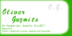 oliver guzmits business card